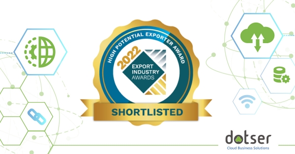 Dotser is shortlisted for the 2022 Export Industry Awards.