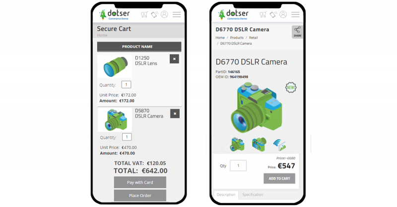 dotser-commerce-mobile-screen